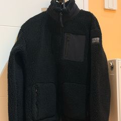 [NEW] GYM+COFFEE Industry Fleece Jacket Black Unisex XS