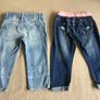 Baby Girls jeans trousers, size 18-24 mths Image 2