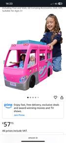 Barbie summer camper van