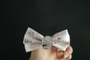 Flower Knows Swan Ballet Ribbon Hair Accessory in Pink