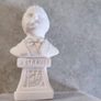 French Beethoven & Strauss Mini-Busts on marble plinth. Image 5
