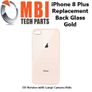 iPhone 8 Plus Replacement Back Glass Door Cover with Adhesive Gold Image 4