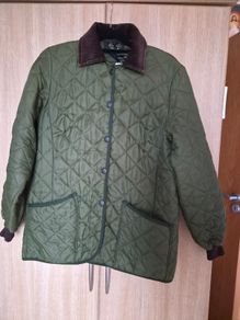 Barbour quilted jacket - olive green