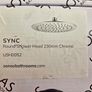 NEW SONAS Sync Round 230mm Shower Head Chrome Image 2