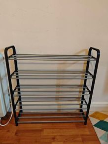 5-Tier Shoe Rack / Shoe Storage Organizer (Holds up to 15 pairs)
