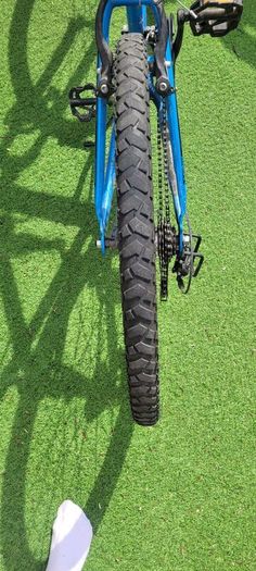 blue bike