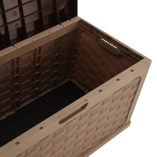 Garden Storage Box 335 L Mocha-Chocolate PP