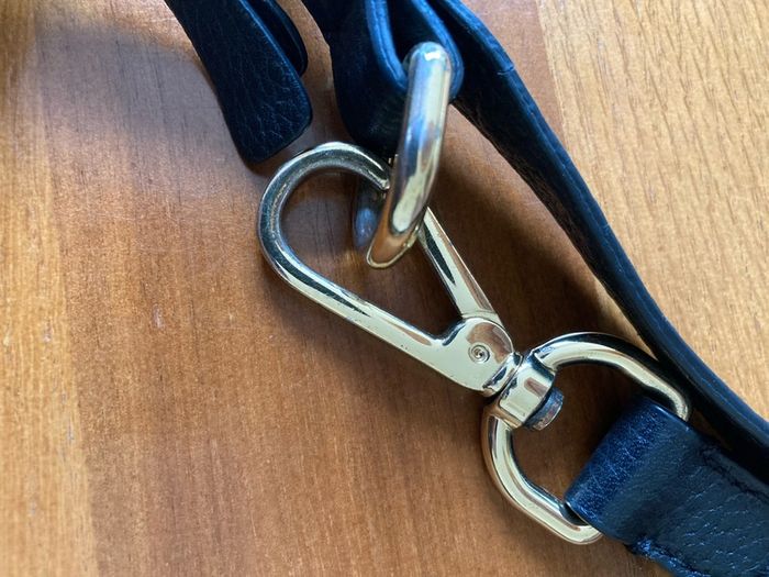 Convertible Jaeger leather bag
