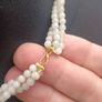 Fabolous Three Strand Certified Jade Necklace on 18k Gold Clasp Image 8
