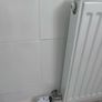 500mm x 800mm White Single Panel Convector Radiator with Thermostatic Valve - As New Image 2