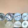 Set of 4 Vintage 90s Ikea Aluminium Candleholders Image 3
