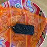 Coach Black Leather Bag Tag / Authentic / BRAND NEW Image 2