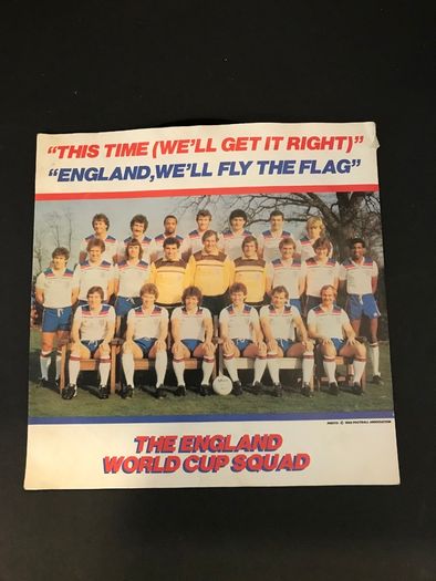 The England World Cup Squad Vinyl Record
