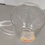Vintage Amstel Bier Pint Tankard Glass 20oz - ARC France 1980s Flat Top D-Handle (23cm) Image 4