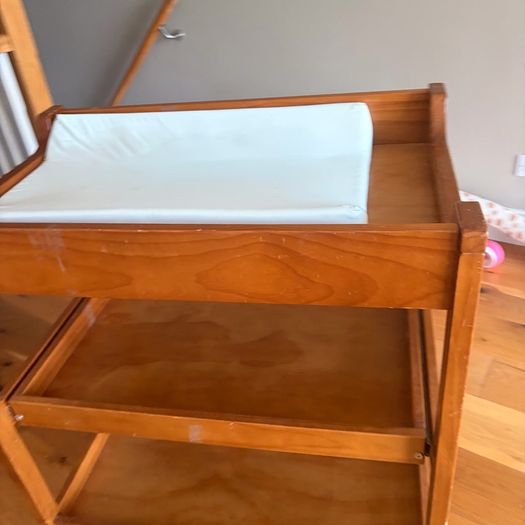 changing table wooden