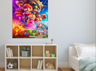 main image for ad Super Mario latest movie picture printed on 3mm hard foamex board printed picture board for kids room wall decor