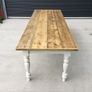 A 7ft Country Farmhouse Table Image 3