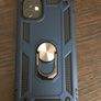 Iphone 11 Pro Shockproof Finger Holder Stand Phone Case Green Image 4