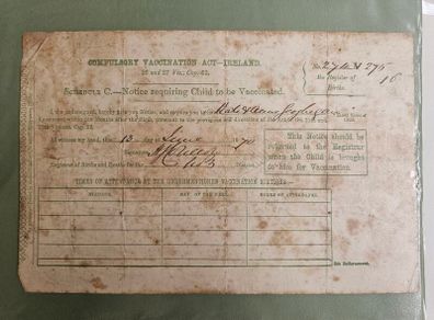 Album with Many 1800 1900 Dicument Births Deaths Bank Vacation etc Please see all Pictures