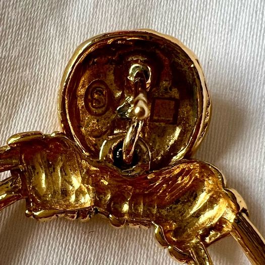 Sezane gold coloured Joe earrings