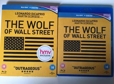 The Wolf Of Wall Street [2013] (Martin Scorsese Film) Leonardo DiCaprio, Jonah Hill, Margot Robbie, Kyle Chandler & Matthew McConaughey [Blu-ray Movie]