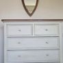 large cream set of drawers Image 5