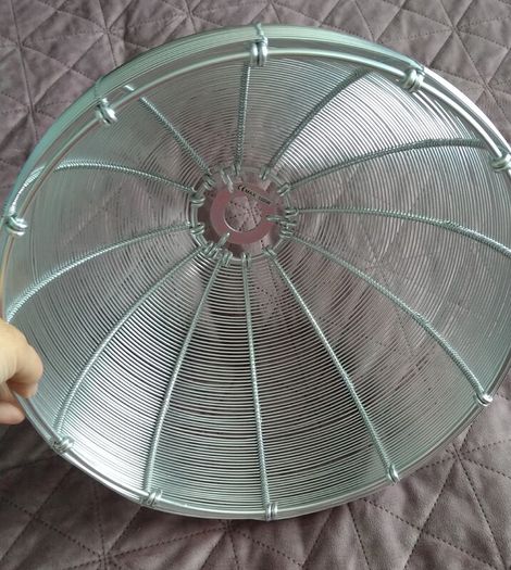 3 x Aluminum Lampshades As New