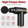 FREE EXPRESS SHIPPING Mini Massage Gun Deep Tissue,6 Speeds Cordless Handheld Muscle Massager with 4 Heads 1800mAh Battery & Type-C Charging, Super Quiet Chargeable Device Pain Relief, Image 6