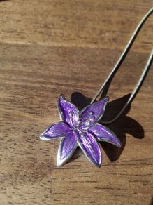 Sterling Silver Flower Pendant