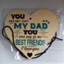 Bnwt wooden heart decorations father's day Image 2