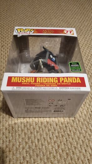 Mulan Mushu Riding Panda (6 Inch)