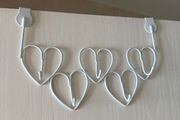 Over the door hanger heart shaped