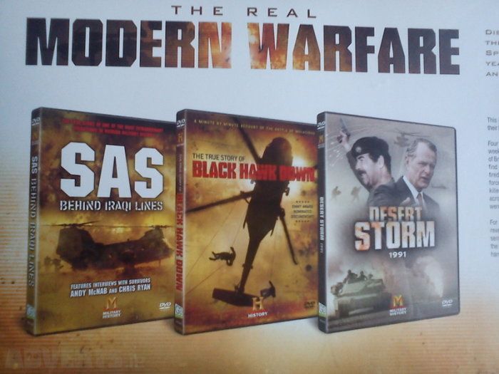 Brand New Boxset - The Real Modern Warfare 3 DVD's