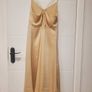 Champagne Satin Maxi Dress Image 5