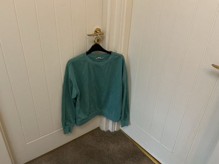 Green Sweatshirt Size xs