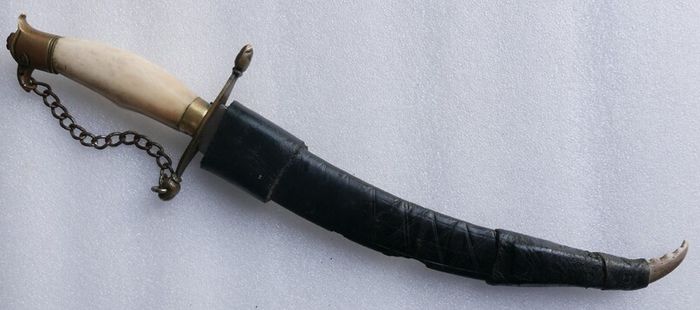 Vintage European Victory Pure Steel Knife Dagger Sword Antique