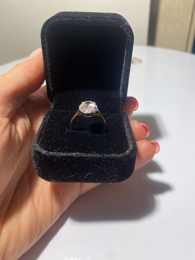 Morganite Ring 9ct Gold