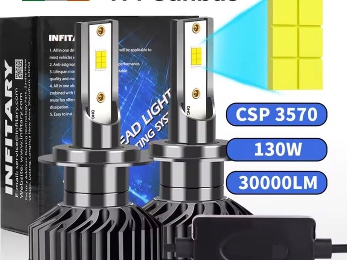 H4 LED Canbus Bulbs- Super Bright 30000lm Car LED Headlight Bulbs