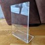 Set of 4 a6 acrylic display standing table set menu advertising Image 2