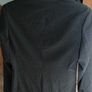 Men's H&M Grey Blazer with Black Trim around Collar Size 40R Super Skinny Fit New with Tags Image 2