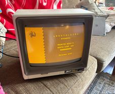 Amber CRT Computer Monitor 12" Zenith