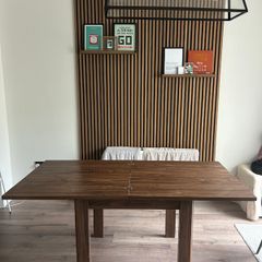 Wood dining table