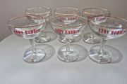 Vintage 1950s/60s "Baby Bubbly" Champagne Coupe Glasses - Set of 6