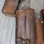 WWII-Era Leather Ammo Pouch Rig  Marked F. Kuef Aesch 48 - Original Military Surplus Image 2