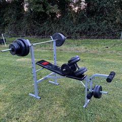 Bench set and weights