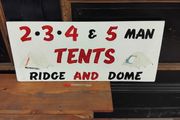 Vintage Hand Painted Wood Sign