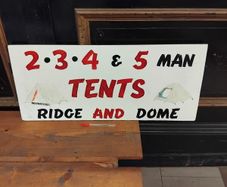 Vintage Hand Painted Wood Sign