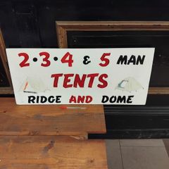 Vintage Hand Painted Wood Sign