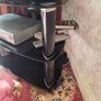 tv stand bench black with chrome reduced Image 5