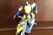 small wolverine figure w/ bike